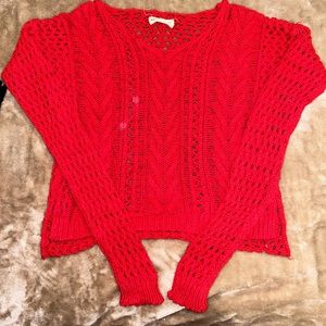 Hollister Red Sweater Size XS/S
